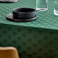 Södahl Forget-me-not damask mundserviet green 4 stk.