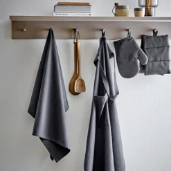 Södahl Harmony viskestykke gråsort 60x90 cm