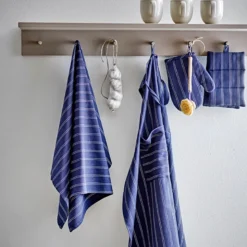 Södahl Harmony viskestykke mørkeblå 60x90 cm