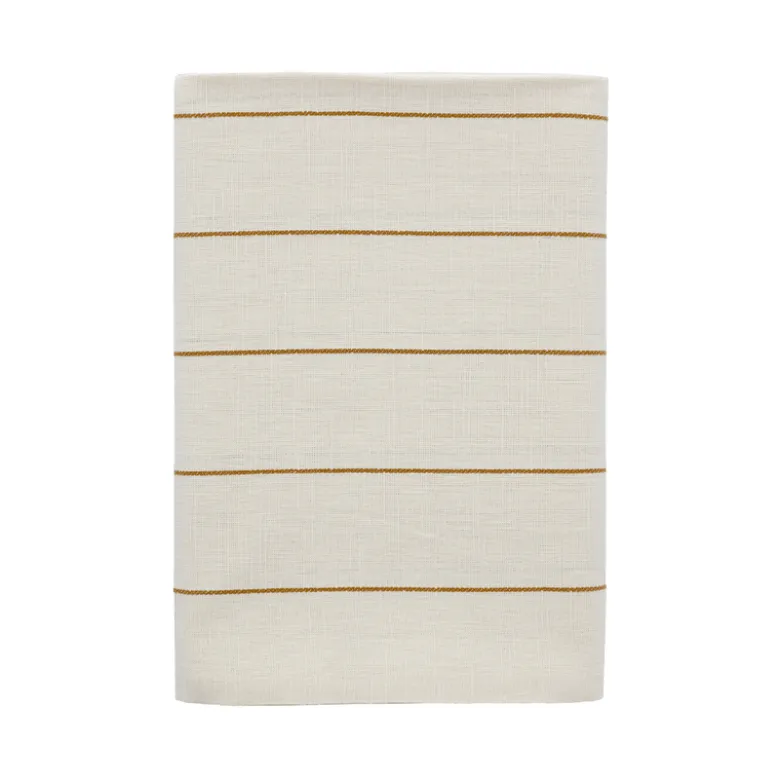 Södahl Line dug offwhite/gold 140x270 cm