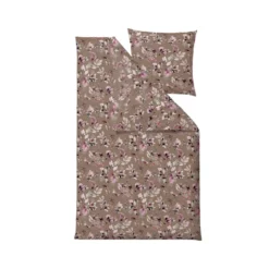 Södahl Nights Bloom sengetøj taupe 140x200 cm