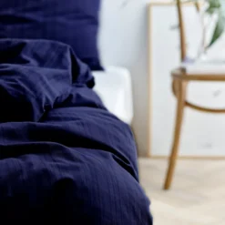 Södahl Noble sengetøj navy blue 140x200 cm
