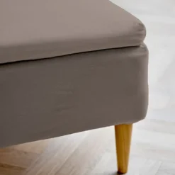 Södahl Organic Calm kuvertlagen taupe 90x200x8 cm