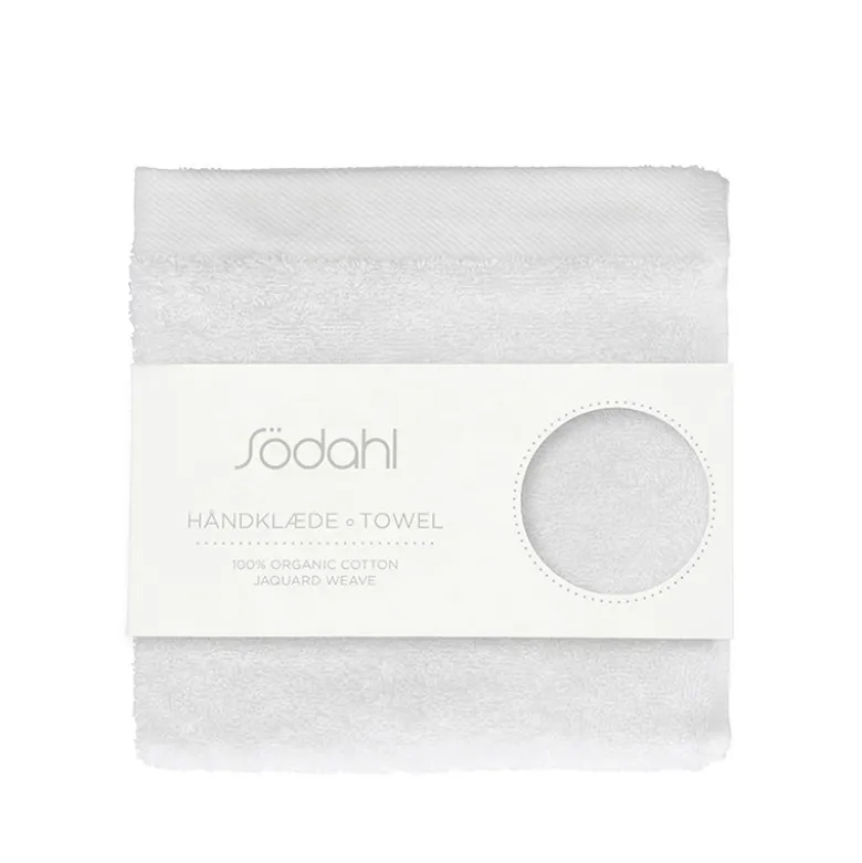 Södahl Organic Comfort håndklæde white 40x60 cm