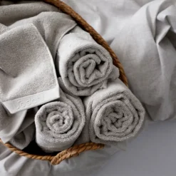Södahl Organic Comfort håndklæde light grey 50x100 cm
