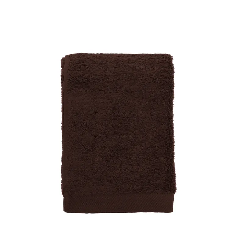 Södahl Organic Comfort håndklæde coffee brown 50x100 cm