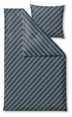 Södahl Organic Diagonal sengetøj atlantic 140x200 cm