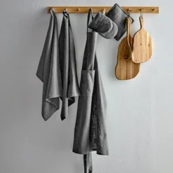 Södahl Organic Line forklæde stone grey 70x91 cm
