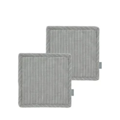 Södahl Organic Line grydelapper stone grey 2 stk