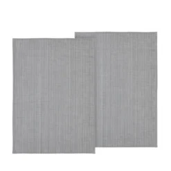 Södahl Organic Line viskestykke 2 stk stone grey 50x70 cm