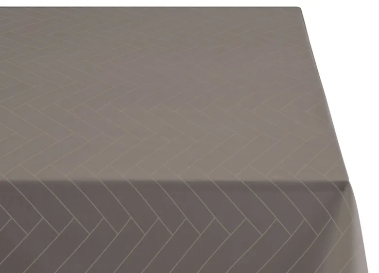 Södahl Tiles Damask dug taupe 140 x 320 cm