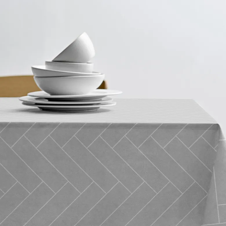 Södahl Tiles dug lys grå 180 cm