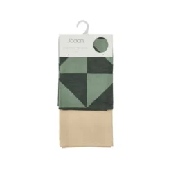 Södahl Twist viskestykke grøn/beige 70x50 cm 2 stk