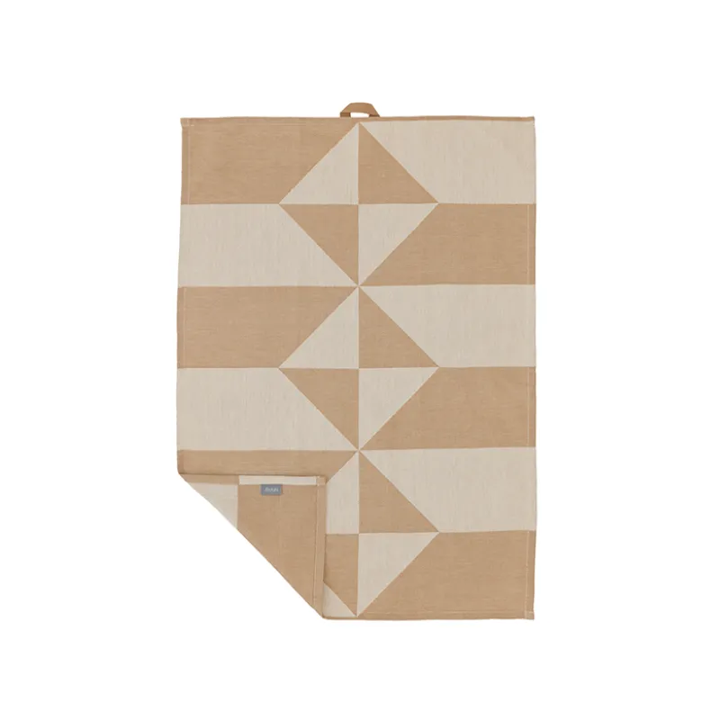 Södahl Twist viskestykke taupe 2 stk 50x70 cm