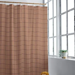 Södahl Vista badeforhæng taupe 180x220 cm