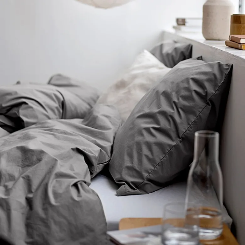 Södahl Whisper sengetøj stone grey 140x220 cm