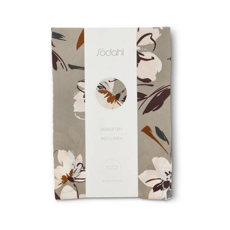 Södahl Wild Blooms sengetøj beige 140x220cm