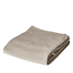 Sengetæppe taupe 240x260 cm