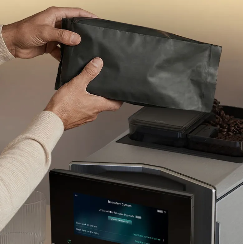 Siemens EQ900 TQ927E03 iAroma fuldautomatisk kaffemaskine rustfrit stål