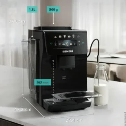 Siemens TP601E09 EQ600 iAroma fuldautomatisk kaffemaskine sort