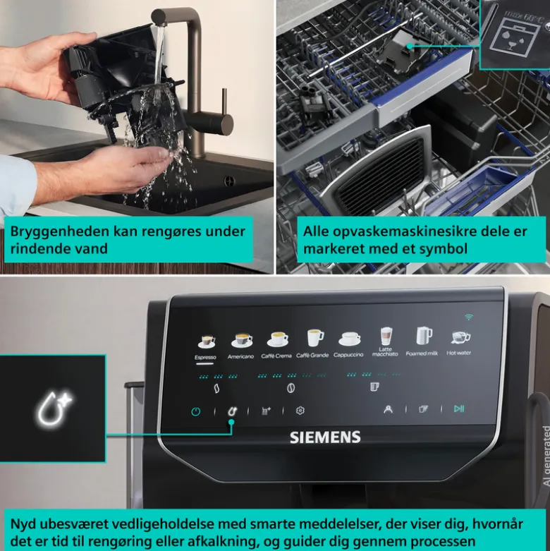 Siemens TP553E05 EQ500 iAroma fuldautomatisk kaffemaskine