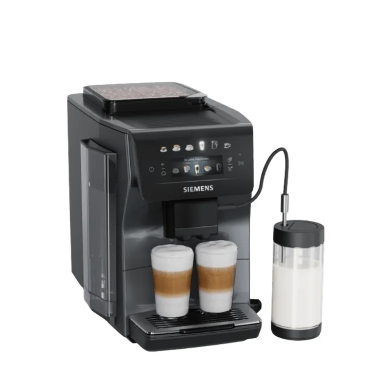 Siemens TP603EM6 EQ600 iAroma fuldautomatisk kaffemaskine sølvmetallic