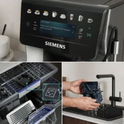 Siemens TP605EM3 EQ600 iAroma SS fuldautomatisk kaffemaskine stål