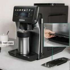 Siemens TP605EM3 EQ600 iAroma SS fuldautomatisk kaffemaskine stål