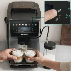 Siemens TP605EM3 EQ600 iAroma SS fuldautomatisk kaffemaskine stål