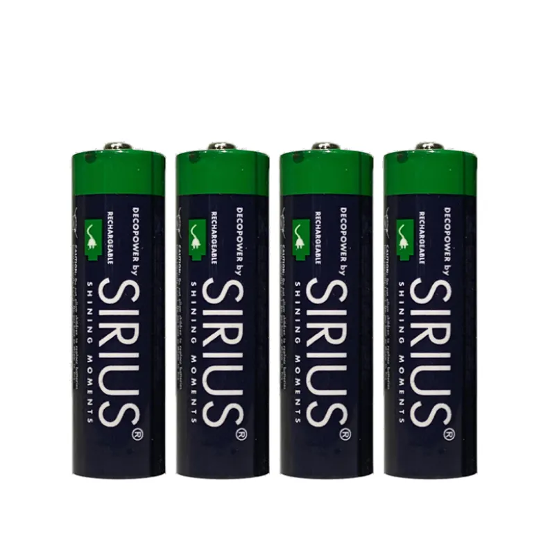 Sirius DecoPower AAA genopladelige batterier 4 stk.