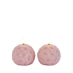 Sirius Rosalina LED-lys pink Ø 8,3 cm H 7 cm 2 stk.
