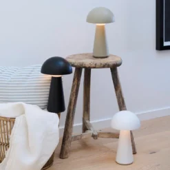 Sirius Sam genopladelig lampe hvid 28 cm