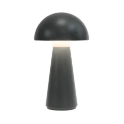 Sirius Sam genopladelig lampe 28 cm mørk grå