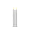 Sirius Sille genopladelige kronelys hvid 20 cm 2 stk.