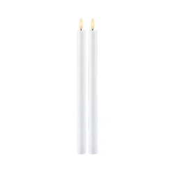 Sirius Sille genopladelig LED kronelys 2 stk. hvid Ø 2x35 cm