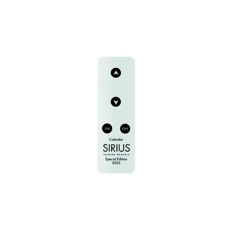 Sirius Sille kalenderlys 2025 hvid H 28,9 cm