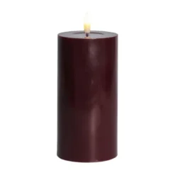 Sirius Sille Lak LED bloklys bordeaux H 15 cm