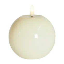 Sirius Sille Lak LED kuglelys creme H 9 cm