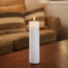 Sirius Sille LED batteridrevet bloklys hvid H 20 cm Ø 5 cm