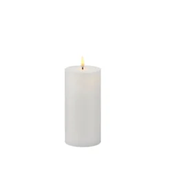 Sirius Sille LED batteridrevet bloklys hvid 15 cm
