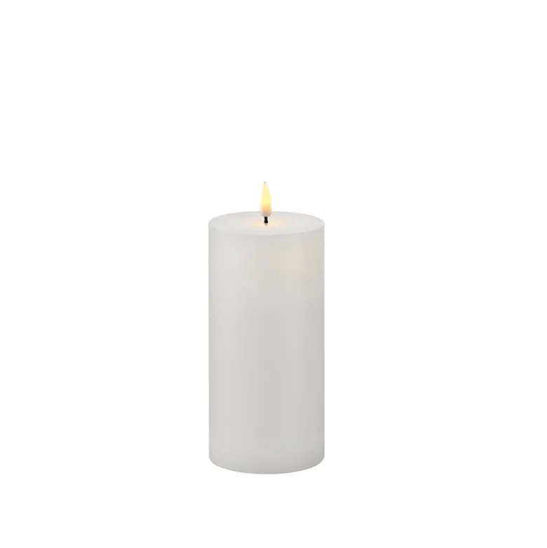 Sirius Sille LED batteridrevet bloklys hvid 15 cm