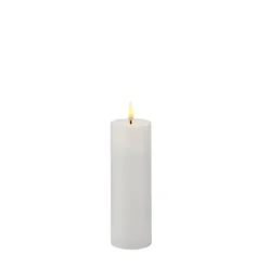 Sirius Sille LED batteridrevet bloklys hvid 15 cm