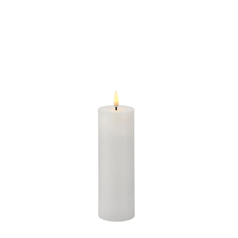 Sirius Sille LED batteridrevet bloklys hvid 15 cm