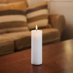 Sirius Sille LED batteridrevet bloklys hvid 15 cm