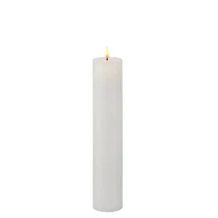 Sirius Sille LED bloklys hvid H 25 cm Ø 5 cm
