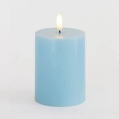 Sirius Sille LED-bloklys lyseblå Ø7,5x10 cm