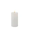 Sirius Sille LED genopladelig bloklys hvid H 15 cm Ø 7,5 cm