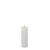 Sirius Sille LED genopladelig bloklys hvid H 15 cm Ø 5 cm