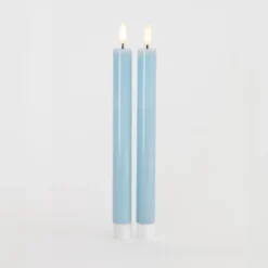 Sirius Sille LED-kronelys lyseblå 2 stk. Ø 2x25 cm