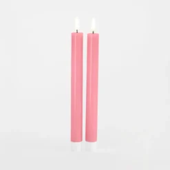 Sirius Sille LED-kronelys old rose 2 stk. Ø 2 x 25 cm